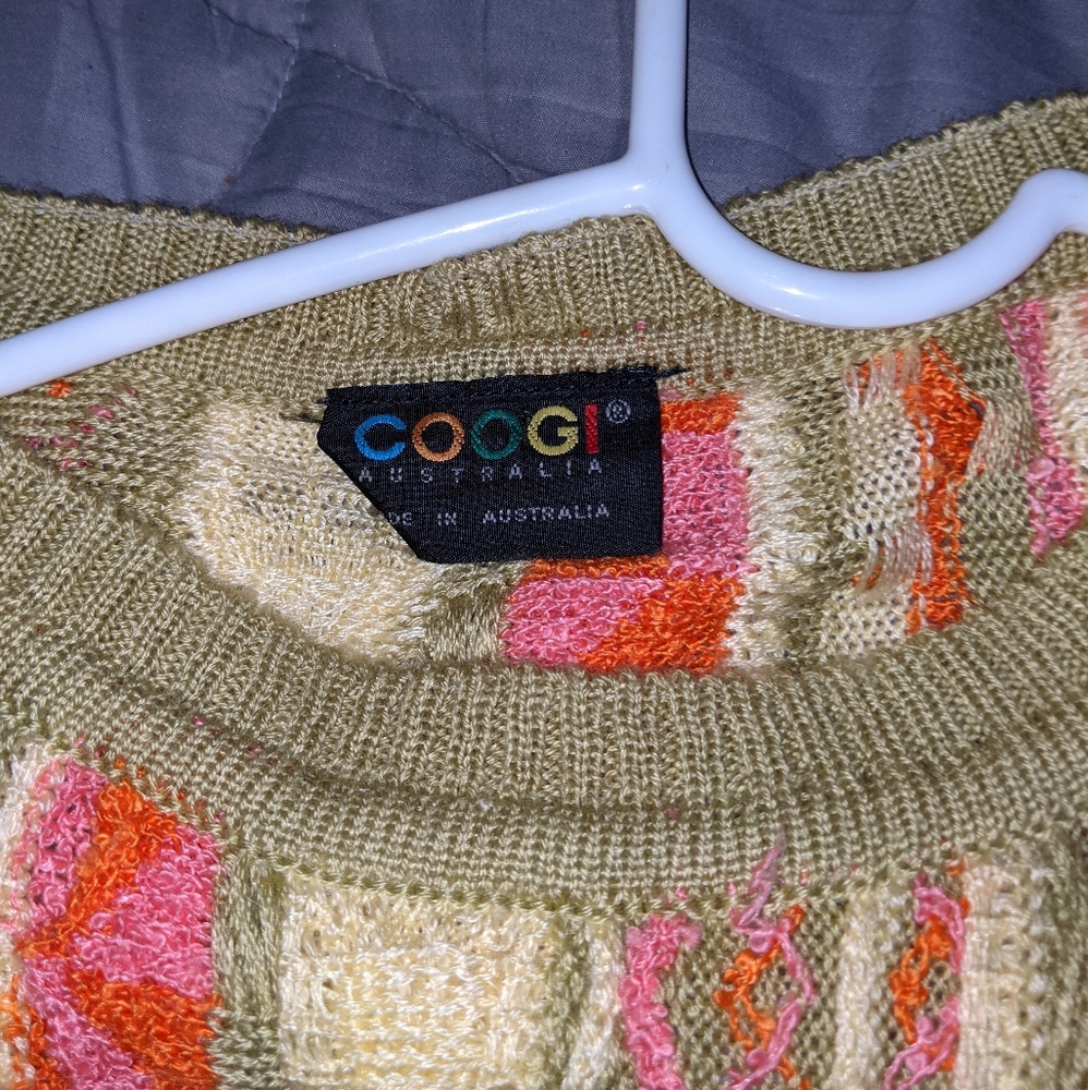 Vintage Coogi Cosby Colorful Sweater LT